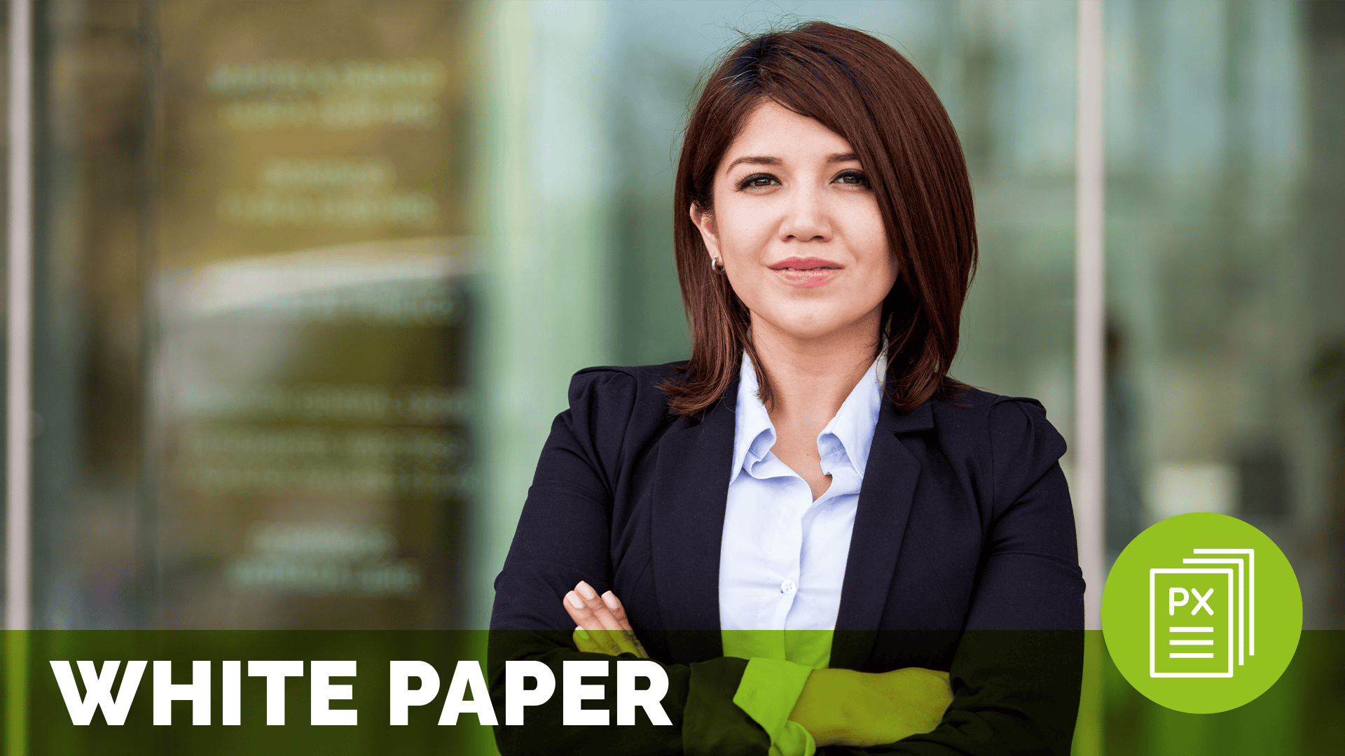a woman in a suit, representing a chief experience officer (cxo)