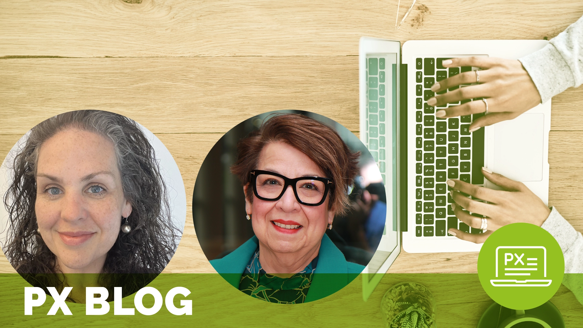 PX Blog resource card, featuring headshots of the authors of The CROWN Project: Promoting Haircare Equity in Hospitals